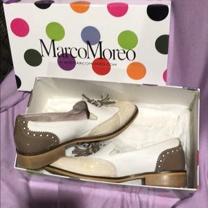 Marco Moreo leather shoes size 371/2.